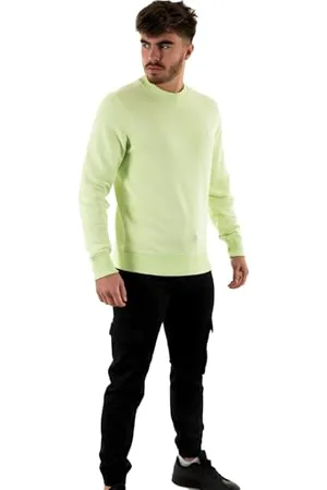 Calvin Klein Jeans Męskie bluzy z okrągłym dekoltem Ck Embro Badge, , L
