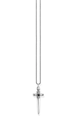 Thomas Sabo Unisex Schwert Kette 925 Sterling Silber geschwärzt KE1999-507-11