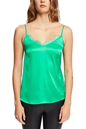 ESPRIT Damska bluzka 112EE1F316, 330/LIGHT zielona, L