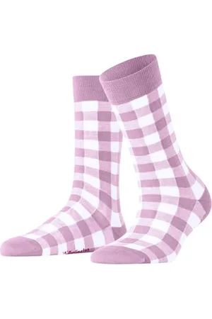 Burlington Kobiety Skarpety Vichy W So bawełna z wzorem 1 Para, , 36-41