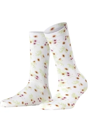 Burlington Kobiety Skarpety Floral Romance W So bawełna z wzorem 1 Para, , 36-41