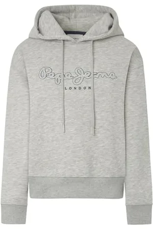 Pepe Jeans Damska bluza z kapturem Frida, szara, S, , S