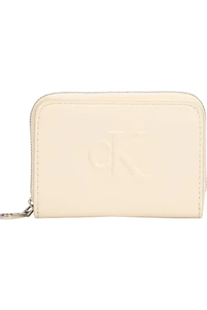 Calvin Klein Jeans Damski Sculpted MED Zip Around Deboss K60K612741 portfel, , jeden rozmiar, , Rozmiar Uniwersalny