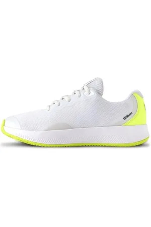 Wilson Damskie buty tenisowe Intrigue LITE Białe/Safety Yellow/Navy Blazer, 44 EU, , 7.5 UK