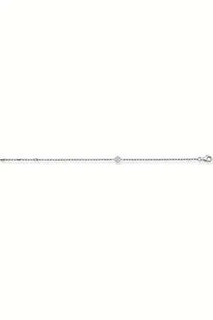 Thomas Sabo Bransoletka damska 925 cyrkonia biała szlif owalny 19,5 cm - SCA150007