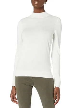 Amazon Damski lekki sweter z golfem (dostępny w rozmiarze plus), , XXL