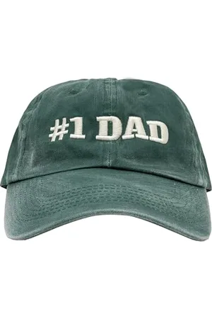 Mr Wonderful Czapka - Number 1 Dad - Czapka wykonana z bawełny - z regulowanym metalowym zapięciem na klamrę, 30