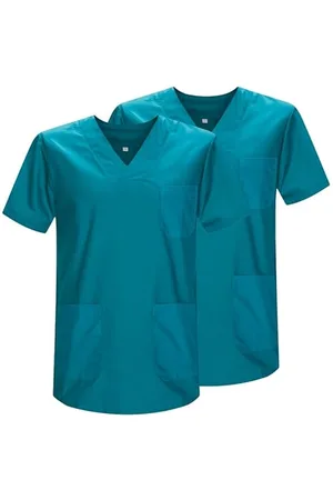 MISEMIYA Opakowanie 2 sztuki - Unisex płaszcz sanitarny mundury sanitarne mundury sanitarne Mundury Medicos - Ref.817 * 2, , M