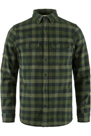 Fjällräven FJALLRAVEN Męska koszula flanelowa Skog, , XS