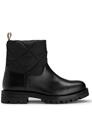 HUGO BOSS Damskie buty Helen Biker-Q Bootie, Black1, 37 EU