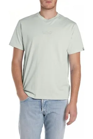 Replay Męski t-shirt o regularnym kroju z bawełny, , XL