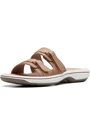 Clarks Damskie sandały Breeze Piper Slide, , 39 EU
