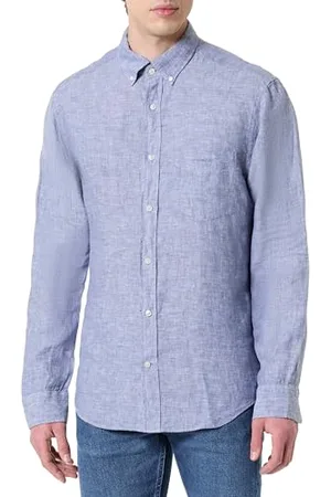 GANT REG LEN SHIRT, , XL