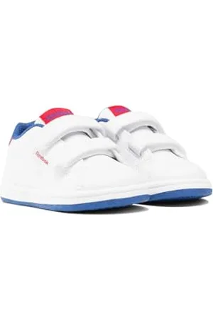 Reebok RBK Royal Complete CLN 2.0 2V, Trampki tenisowe Dziecko-Dzieci, , 26 EU, Biały Boundlessblue Vectorred, 26 EU