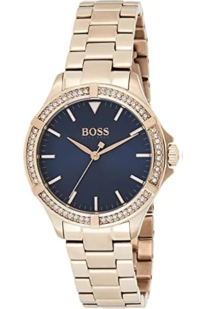 HUGO BOSS BOSS damski analogowy klasyczny zegarek kwarcowy z paskiem ze stali nierdzewnej 1502468