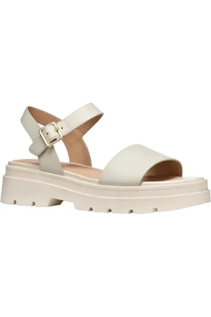 Geox Damskie sandały D ADACTER S D Flat Sandal, Lt Sandal, 39 EU, , 39 eu