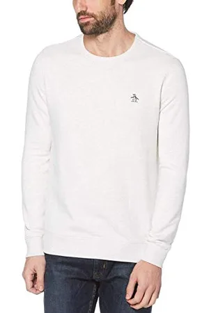 Original Penguin Męska bluza z naklejką Pete Sweat, , XS