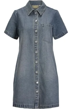 JJXX Jxamara Ss Denim Dress DNM, , S