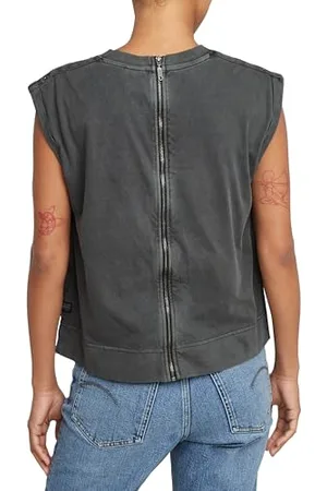 G-Star RAW Back Zip Overdyed SS T WMN, , XS