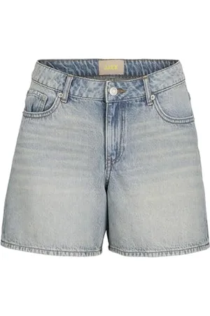JACK & JONES JACK&JONES JXLAURA Short MW Denim Shorts DNM SN, , S