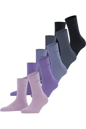 ESPRIT Kobiety Skarpety Solid Mix Multipack W So Bawełna jednokolorowe 5 Pak, , 36-41