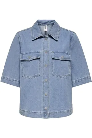 ONLY Onlbelle S/S Shirt DNM Gua Noos, , XXS
