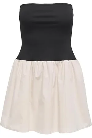 ONLY Onlnadia Tube Mix Dress WVN, , S