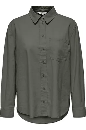 ONLY Onltokyo L/S Linen Blend Shirt Pnt Noos, , XS