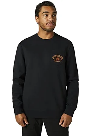 Fox At Bay Crew Fleece Black