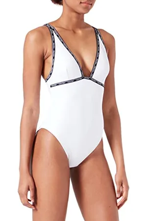 Calvin Klein Damskie Plunge One Piece, , S