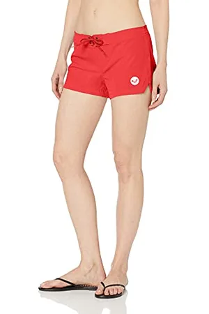 Roxy Board Spodenki kąpielowe damskie do surfingu, szybkoschnące, 5 cm wnętrze nogawki, dół stroju kąpielowego (XS - XXL), XXL