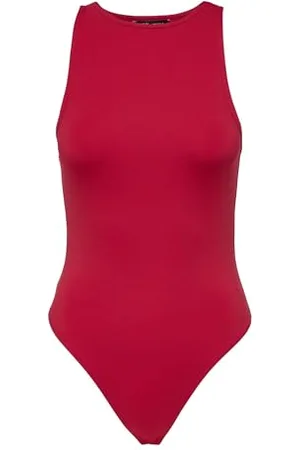 ONLY Onllone S/L Bodystocking JRS Noos stylowe body bez rękawów basic z dekoltem w kształcie litery O, patrol narciarski, S, , S