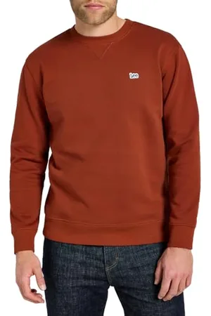 Lee Męska bluza Plain Crew SWS, , L