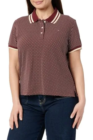 Tommy Hilfiger AOP Polo SS WW0WW43928 S/S Polo, czerwone, L, , L