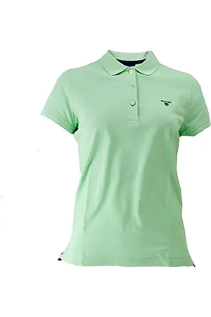 GANT Damska koszula polo Summer Pique, miętowa zieleń, standardowa, , S