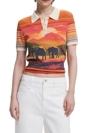 Desigual TS_Himalaya, 8007 bananowe, XL, , XL