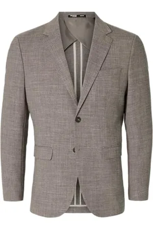 SELECTED Męska marynarka jednorzędowa Slim Fit, , 58