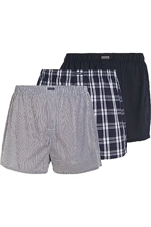 Calvin Klein Mężczyźni BOXER WVN Bokserki, Wielokolorowy, XL, 3 Sztuki