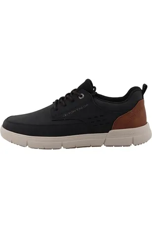 TOM TAILOR Męskie buty sportowe 5380200010, czarne, 43 EU, , 43 EU