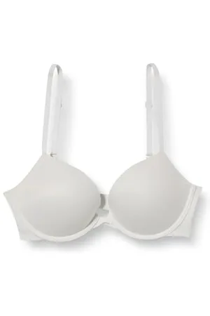 Calvin Klein PUSH UP PLUNGE damski, biały, 32D, , 75