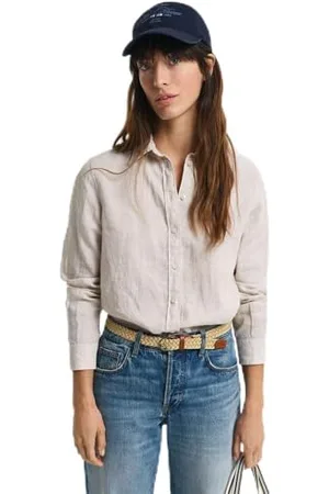 GANT REG LEN SHIRT, , 38