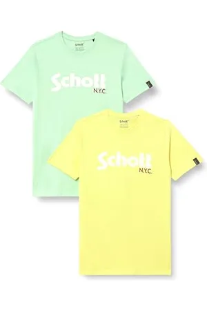 Schott NYC Zestaw 2 koszulek z logo Schott, TSPKLOGO, , S