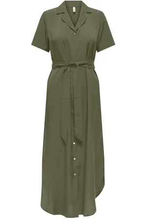 ONLY Onlnova Life Vis Izi Shirt Dress Solid, , L