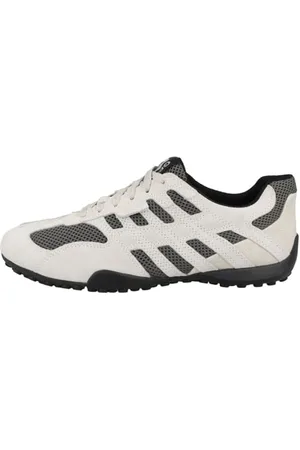 Geox Męskie buty sportowe U Snake ORIGINAL A, białe (Off White/Dk Grey), 46 EU, , 46 EU