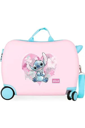 Disney Joumma Heart Stitch walizka dziecięca różowa 50 x 38 x 20 cm sztywna 1,8 kg zamek szyfrowy z boku ABS 1,8 kg 38 l bagaż podręczny, , Talla única, walizka dziecięca