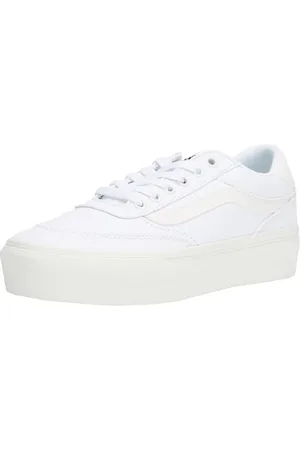 Vans Damskie trampki Brooklyn LS na platformie, płótno białe/białe, 40 EU, , 42 EU