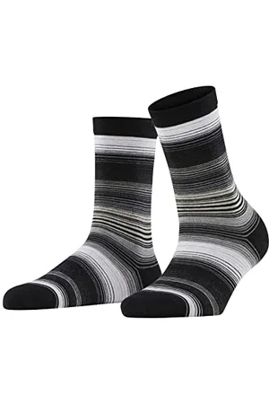 Burlington Kobiety Skarpety Stripe W So Bawełna z wzorem 1 Para, , 36-41