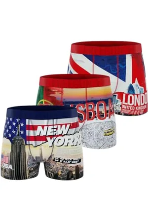 Freegun Męskie bokserki Lot de 3 Homme Retroshorts, , M (3 sztuki), , M