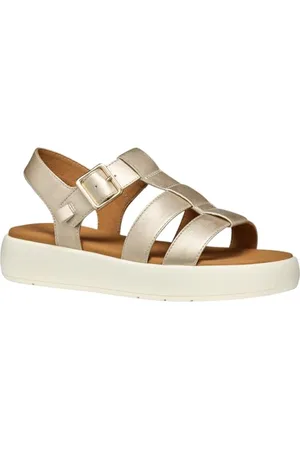 Geox Damskie sandały D CAMALEI B Flat Sandal, , 41 EU, , 41 EU