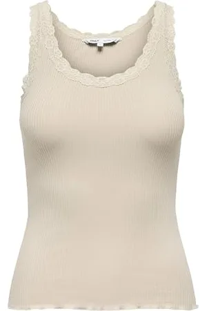 ONLY Onlsara Sharai Lace Tank Top JRS Noos, , 3XL